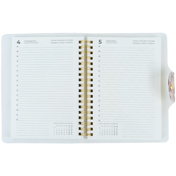 Щоденник на спіралі 2027 Axent Pocket 145x210мм, Silky smooth 2
